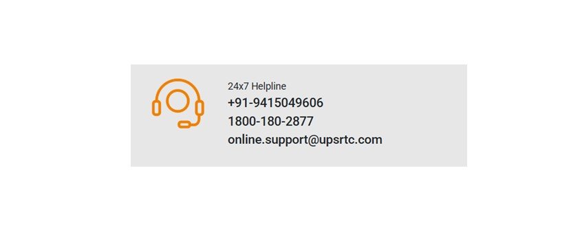 UPSRTC Helpline