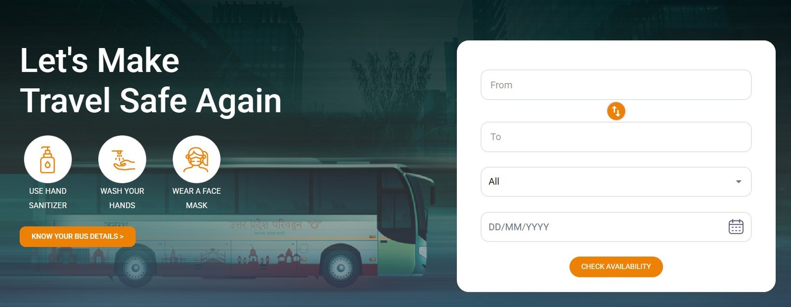 UPSRTC Online Ticket Booking